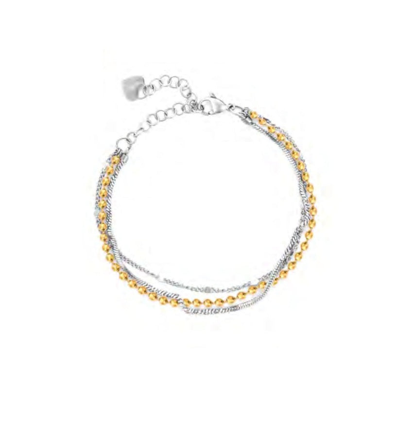 Bracciale Donna 4Us Cesare Paciotti Acciaio Multifilo 4UBR8143W